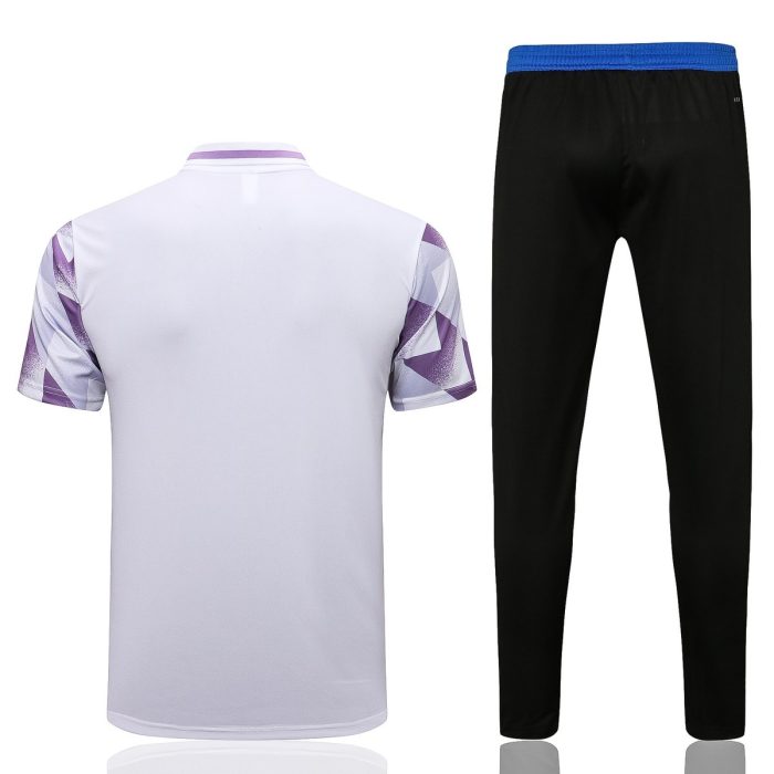 Real Madrid 22/23 Polo Full Body Splatter White - 图片 7
