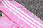Real Madrid 23/24 Pink Splatter Half-Zip Jacket - 图片 5