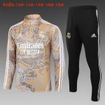 Real Madrid 23-24 Kids' Half-Zip Jacket in Apricot Splatter - 图片 2