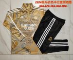 Real Madrid 23-24 Kids' Half-Zip Jacket in Apricot Splatter - 图片 3