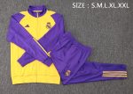Real Madrid 23-24 Yellow Long Zip Jacket - 图片 2