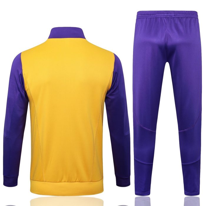 Real Madrid 23-24 Yellow Long Zip Jacket - 图片 7