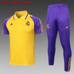 Real Madrid 23-24 Yellow Polo Shirt