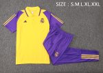 Real Madrid 23-24 Yellow Polo Shirt - 图片 2