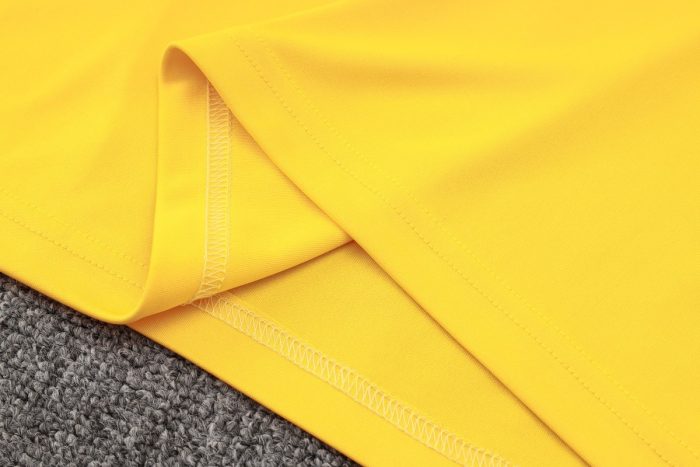 Real Madrid 23-24 Yellow Polo Shirt - 图片 4