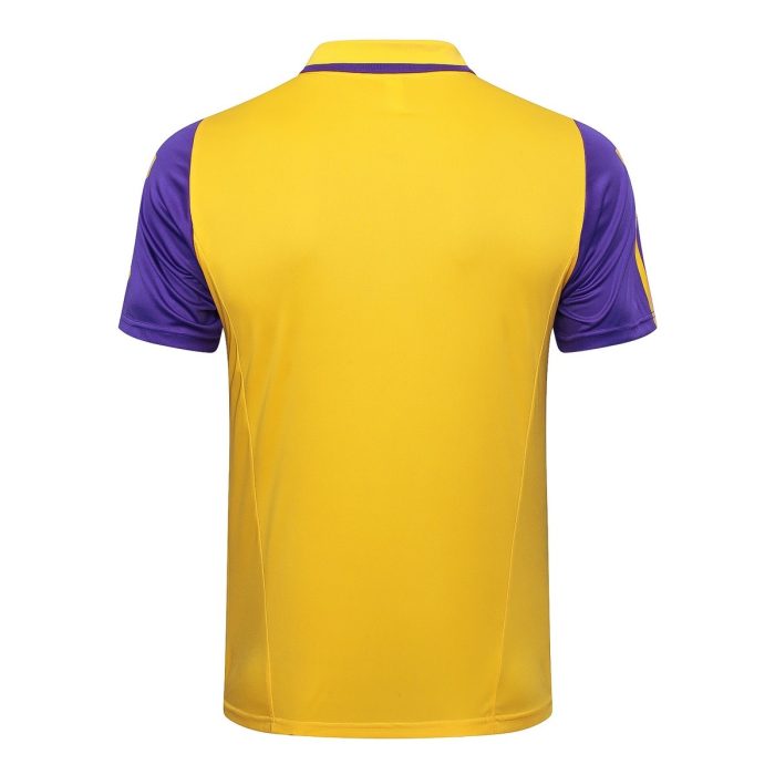 Real Madrid 23-24 Yellow Polo Shirt - 图片 7
