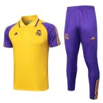 Real Madrid 23-24 Yellow Polo Shirt - 图片 8