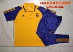 Real Madrid 23-24 Yellow Polo Shirt - 图片 9