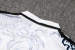 Real Madrid 23-24 Polo Shirt White Ink Splatter (Chinese Dragon) - 图片 3