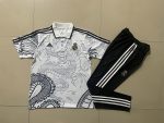 Real Madrid 23-24 Polo Shirt White Ink Splatter (Chinese Dragon) - 图片 9