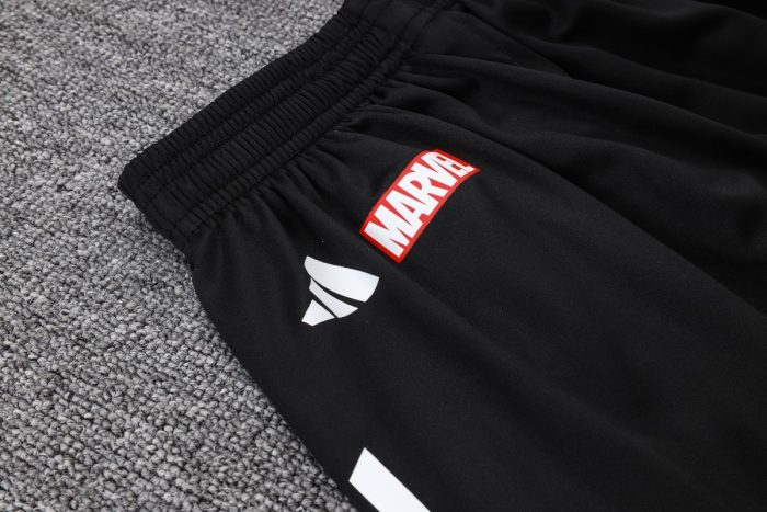 Real Madrid White Short Sleeve Training Shirt (Sleeve Spray Ink) - 图片 3