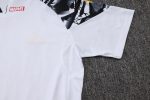 Real Madrid White Short Sleeve Training Shirt (Sleeve Spray Ink) - 图片 5