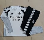 Real Madrid White Kids' Half-Zip Jacket - 图片 3