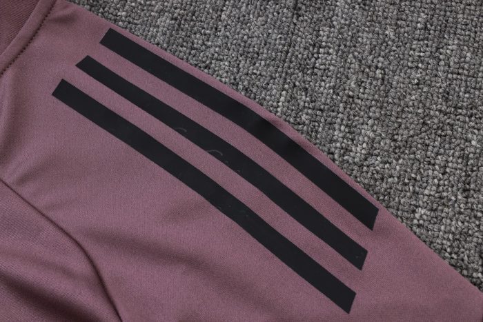 Real Madrid 25/26 Half-Zip Jacket Grey Purple - 图片 6