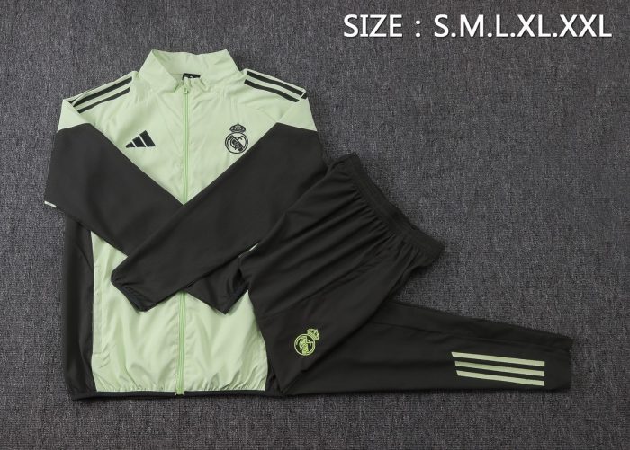 Real Madrid 25/26 Light Green Windbreaker - 图片 2