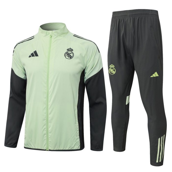 Real Madrid 25/26 Light Green Windbreaker - 图片 8