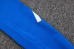 Real Madrid Blue Long Zipper Jacket with Hood - 图片 5
