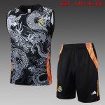 Real Madrid 24-25 Black Vest (Spray Ink Dragon)