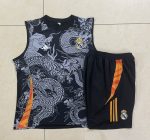 Real Madrid 24-25 Black Vest (Spray Ink Dragon) - 图片 9
