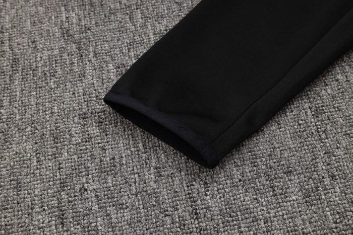 Real Madrid 24-25 Black Long Zip Jacket - 图片 6