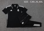 Real Madrid Black Polo - 图片 2
