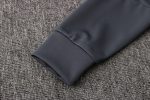 Real Madrid 21/22 Long Zip Jacket Dark Grey with Blue Trim - 图片 6