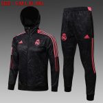 Real Madrid 21/22 Long Zip Hoodie Black