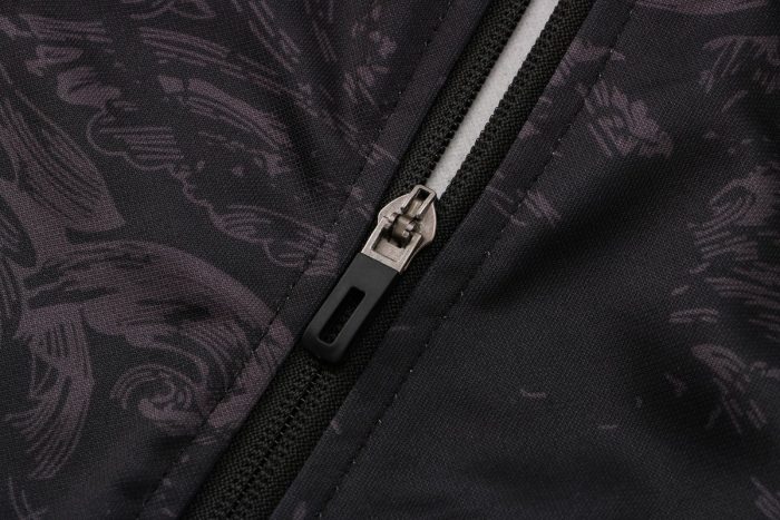 Real Madrid 21/22 Long Zip Hoodie Black - 图片 8