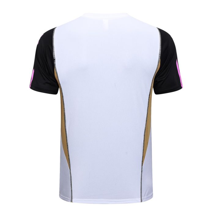 Real Madrid 23-24 White Short Sleeve Training Set with 3/4 Pants - 图片 8