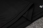 Real Madrid 23-24 Half Zip Jacket Black with White Trim - 图片 4