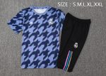 Real Madrid 23-24 Black Grey Splatter Short Sleeve Training Set - 图片 2