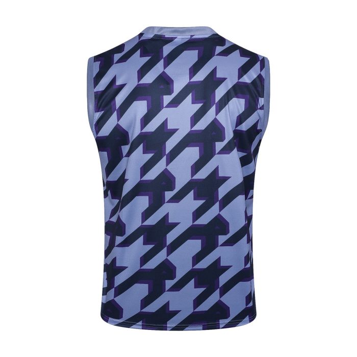 Real Madrid 23-24 Black Purple Splatter Vest - 图片 7