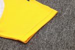 Real Madrid 24-25 White Polo Shirt with Yellow Sleeves - 图片 7