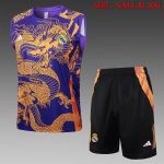 Real Madrid 24/25 Purple Vest (Spray Ink Dragon)