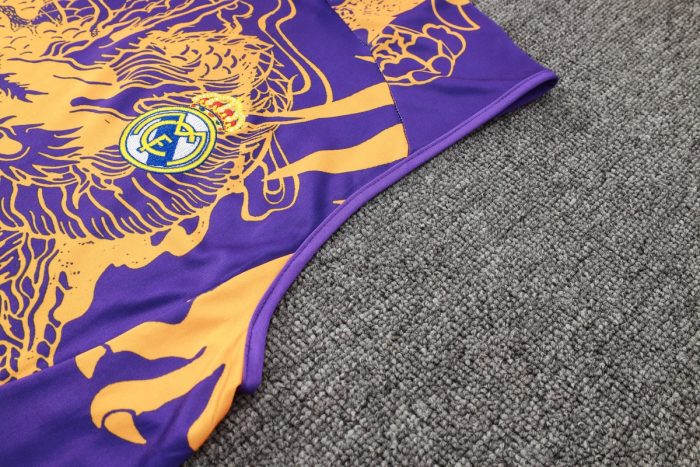 Real Madrid 24/25 Purple Vest (Spray Ink Dragon) - 图片 6