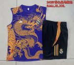Real Madrid 24/25 Purple Vest (Spray Ink Dragon) - 图片 8