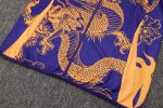 Real Madrid 24/25 Purple (Spray Ink Dragon) Long Zipper Jacket - 图片 7