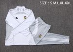 Real Madrid 25/26 Half-Zip Jacket White Grey - 图片 2