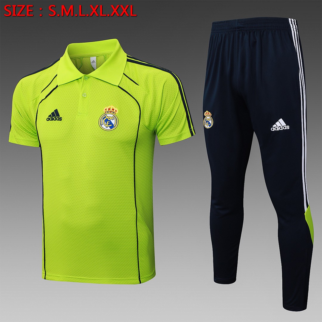 JER-5306_1 Real Madrid Polo Shirt Grass Green - 图片 1