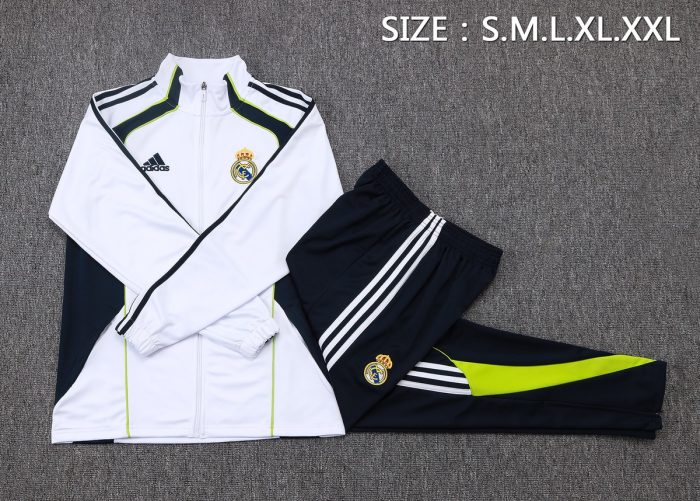 Real Madrid White Retro Edition (Blue-Green Color) - 图片 2