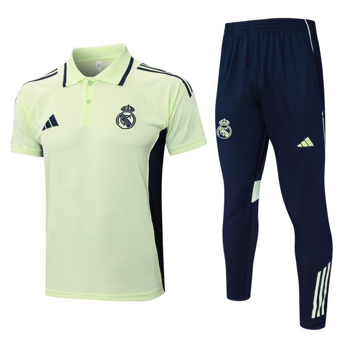 Real Madrid Light Green Polo - 图片 8