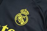 Real Madrid 2526 Half-Zip Jacket Dark Gray with Yellow Sleeves - 图片 6