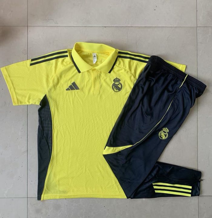 Real Madrid Yellow Polo - 图片 9