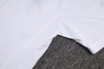 Real Madrid White Polo Shirt with Blue Trim - 图片 3