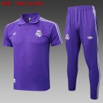 Real Madrid Purple Retro Polo
