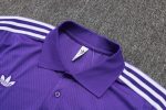 Real Madrid Purple Retro Polo - 图片 6