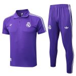 Real Madrid Purple Retro Polo - 图片 8