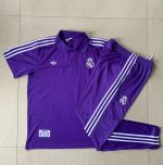 Real Madrid Purple Retro Polo - 图片 9