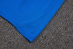 Real Madrid Short Sleeve Training Suit in Lake Blue with White Trim - 图片 3
