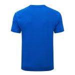 Real Madrid Short Sleeve Training Suit in Lake Blue with White Trim - 图片 7